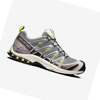 Tenis Salomon XA PRO 3D Hombre Grises Morados | MX 3439YXF